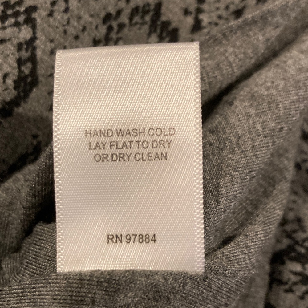 Lemon Tart size small black &gray moto jacket look sweater excellent condition - Picture 5 of 5